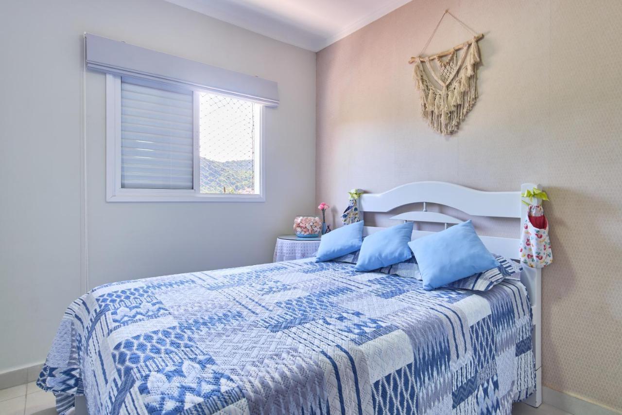 Apartamento 2 Quartos Com Ar, Piscina, Sacada Gourmet A 1 Km Da Grande Ubatuba
