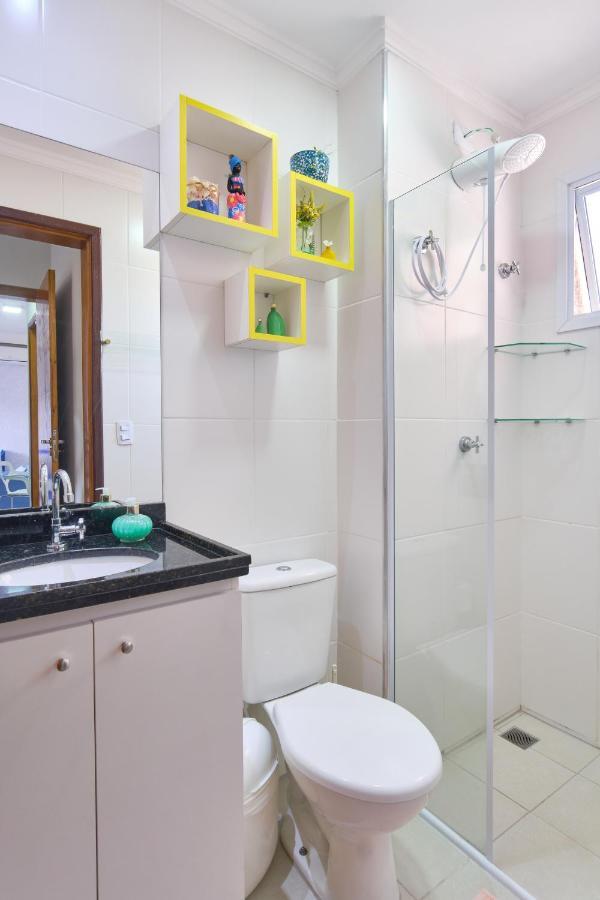 2 Quartos Com Ar, Piscina, Sacada Gourmet A 1 Km Da Grande Apartamento