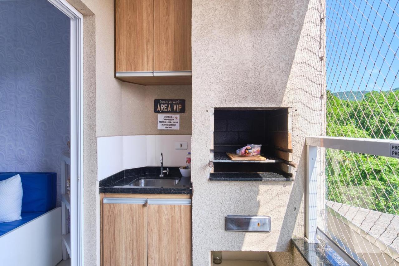 2 Quartos Com Ar, Piscina, Sacada Gourmet A 1 Km Da Grande * Ubatuba